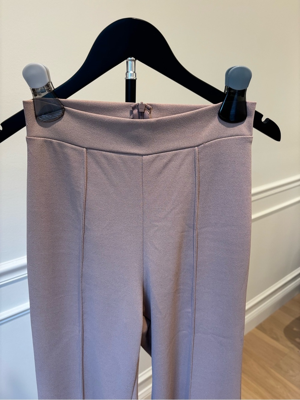 Fashion Nova High-Rise Wide-Leg Pants in Dusty Mauve - Picture 4 of 6